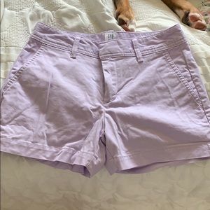 Purple shorts